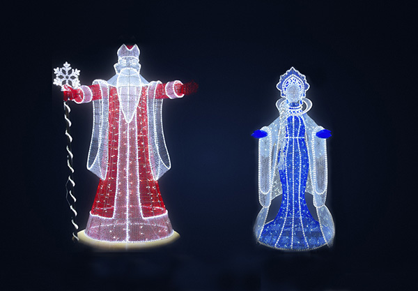 Светодиодные фигуры персонажей в Симферополе